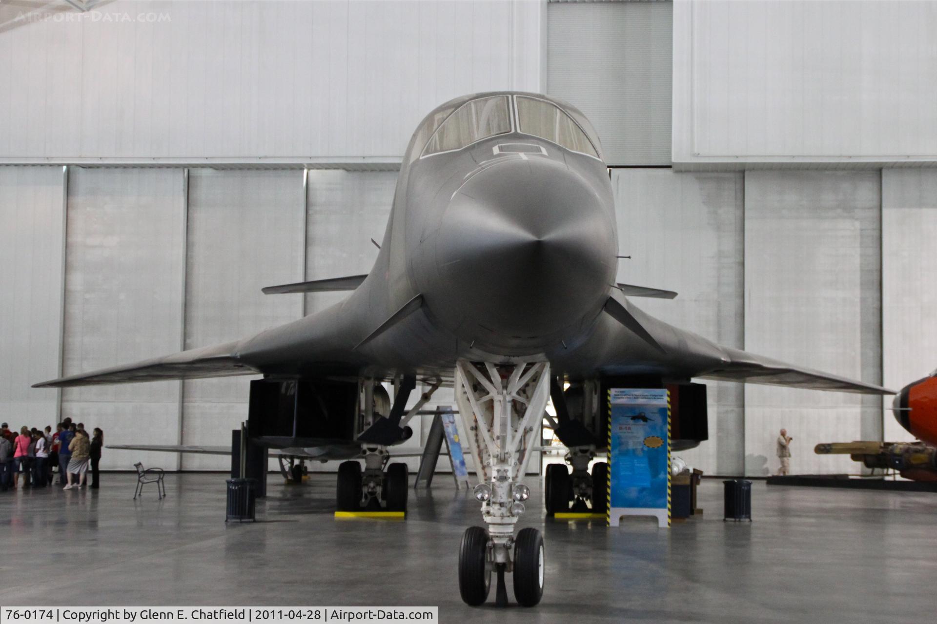 76-0174, 1976 Rockwell B-1A Lancer C/N 004, At the Strategic Air & Space Museum, Ashland, NE