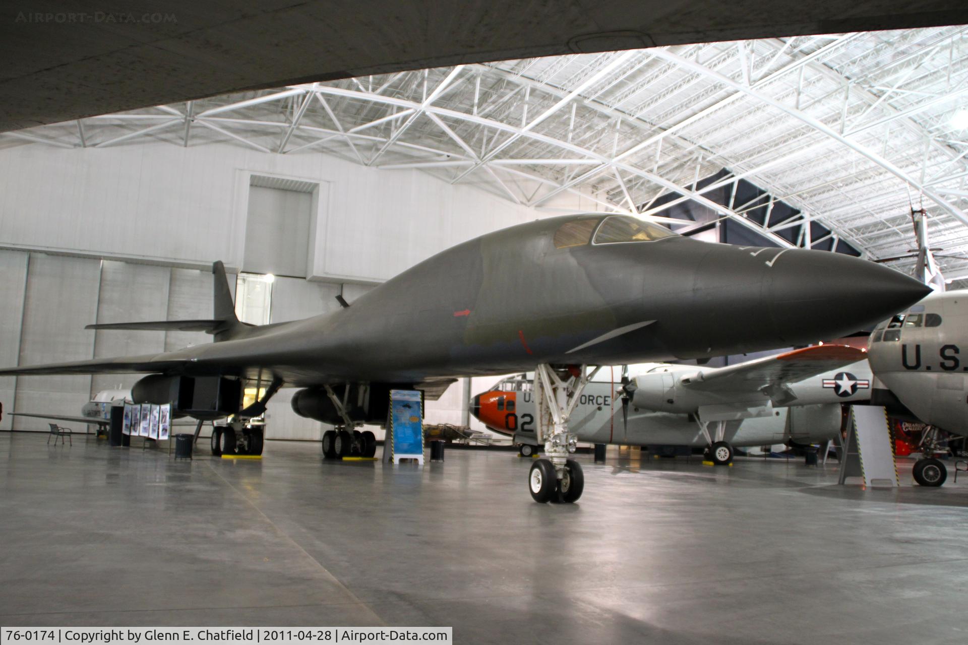76-0174, 1976 Rockwell B-1A Lancer C/N 004, At the Strategic Air & Space Museum, Ashland, NE