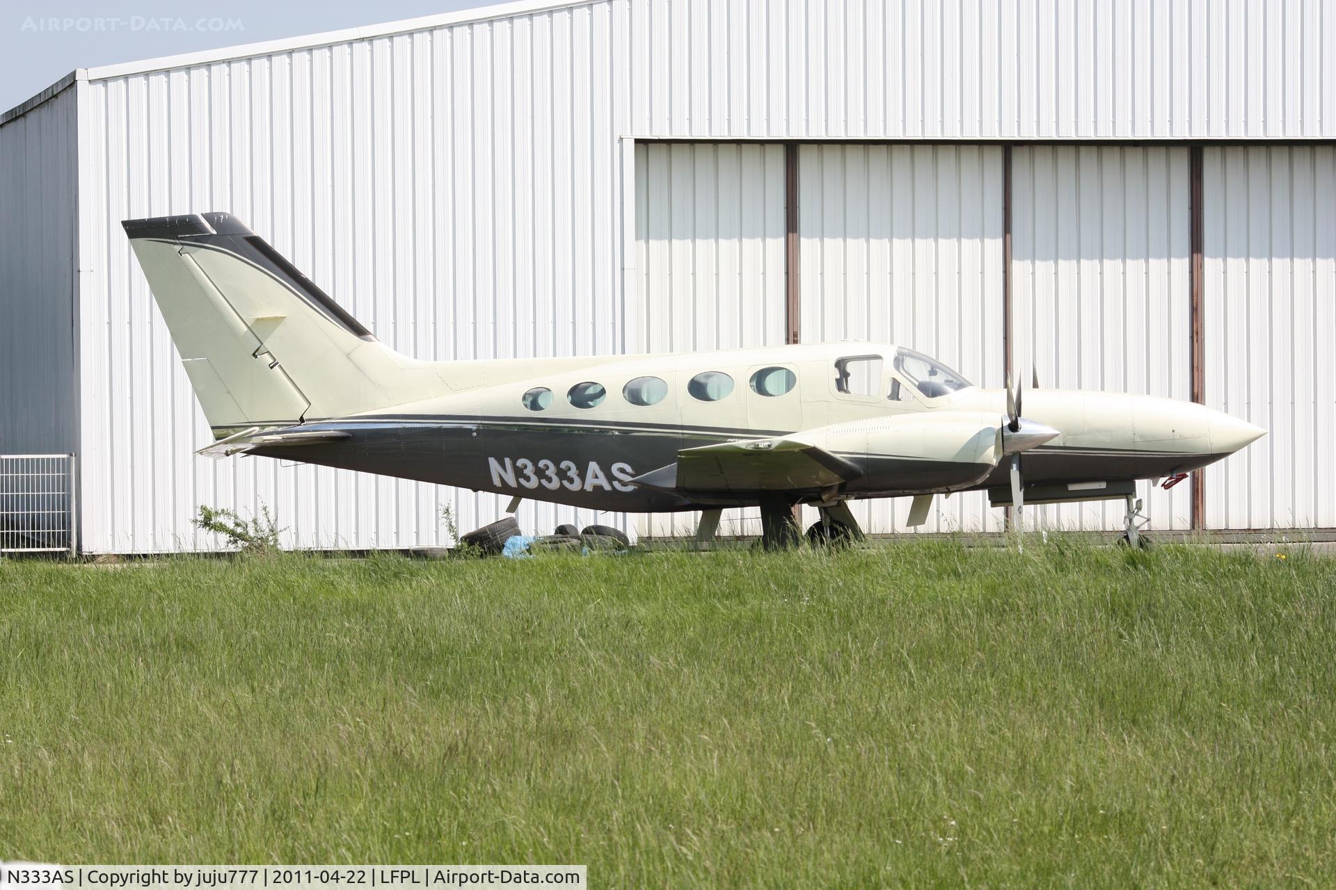 N333AS, 1977 Cessna 421C Golden Eagle Golden Eagle C/N 421C-0300, at logne