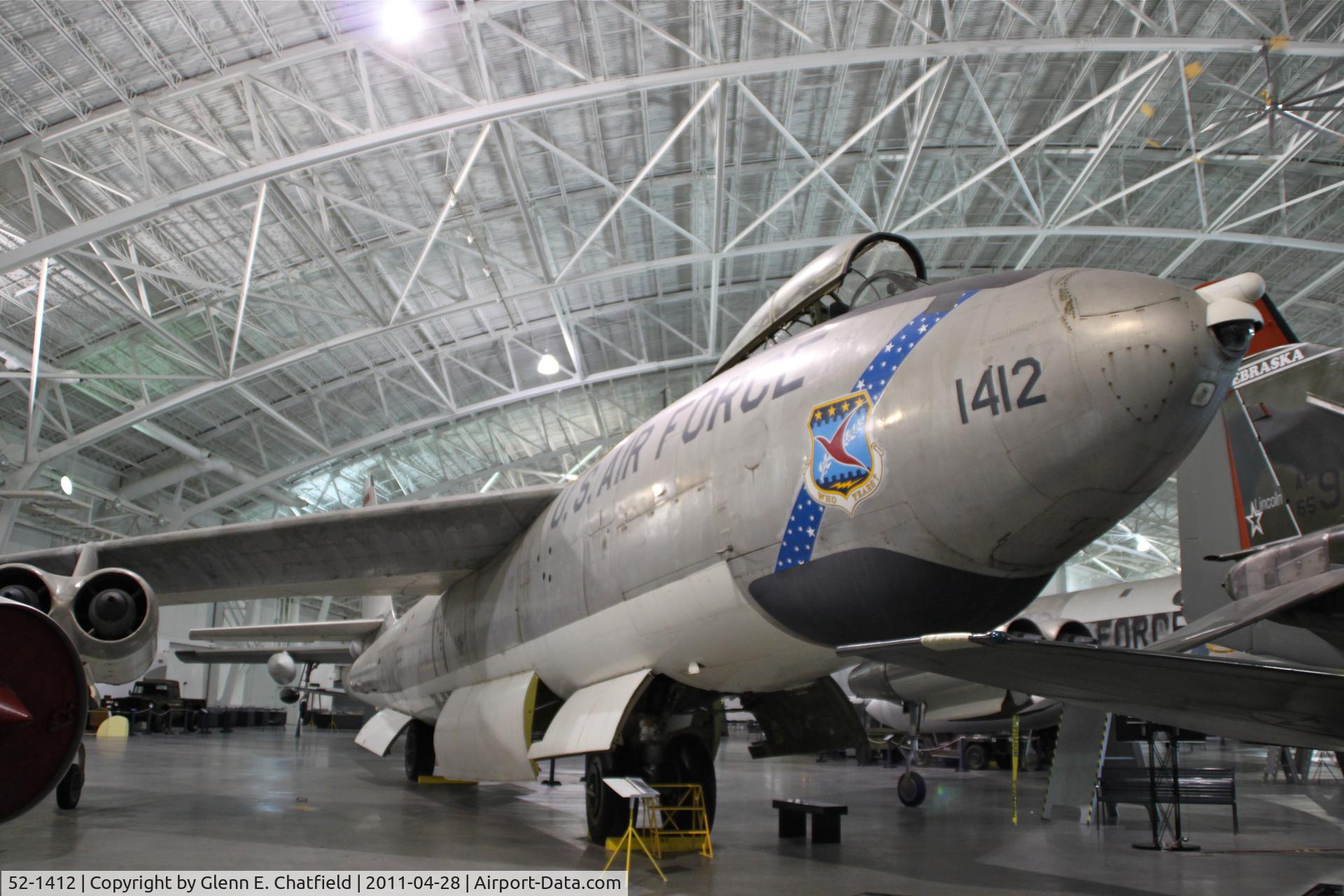 52-1412, 1952 Boeing B-47E-35-DT Stratojet C/N 44096, At the Strategic Air & Space Museum, Ashland, NE