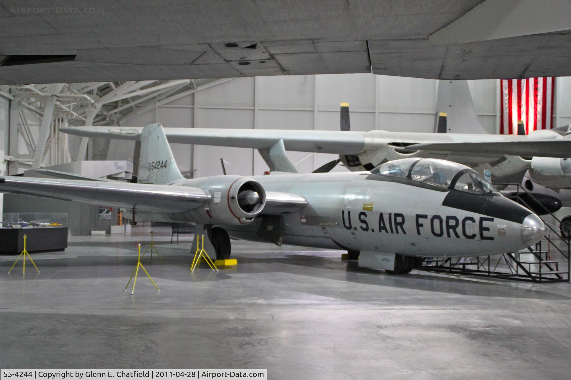 55-4244, 1955 Martin EB-57E Canberra C/N 346, At the Strategic Air & Space Museum, Ashland, NE