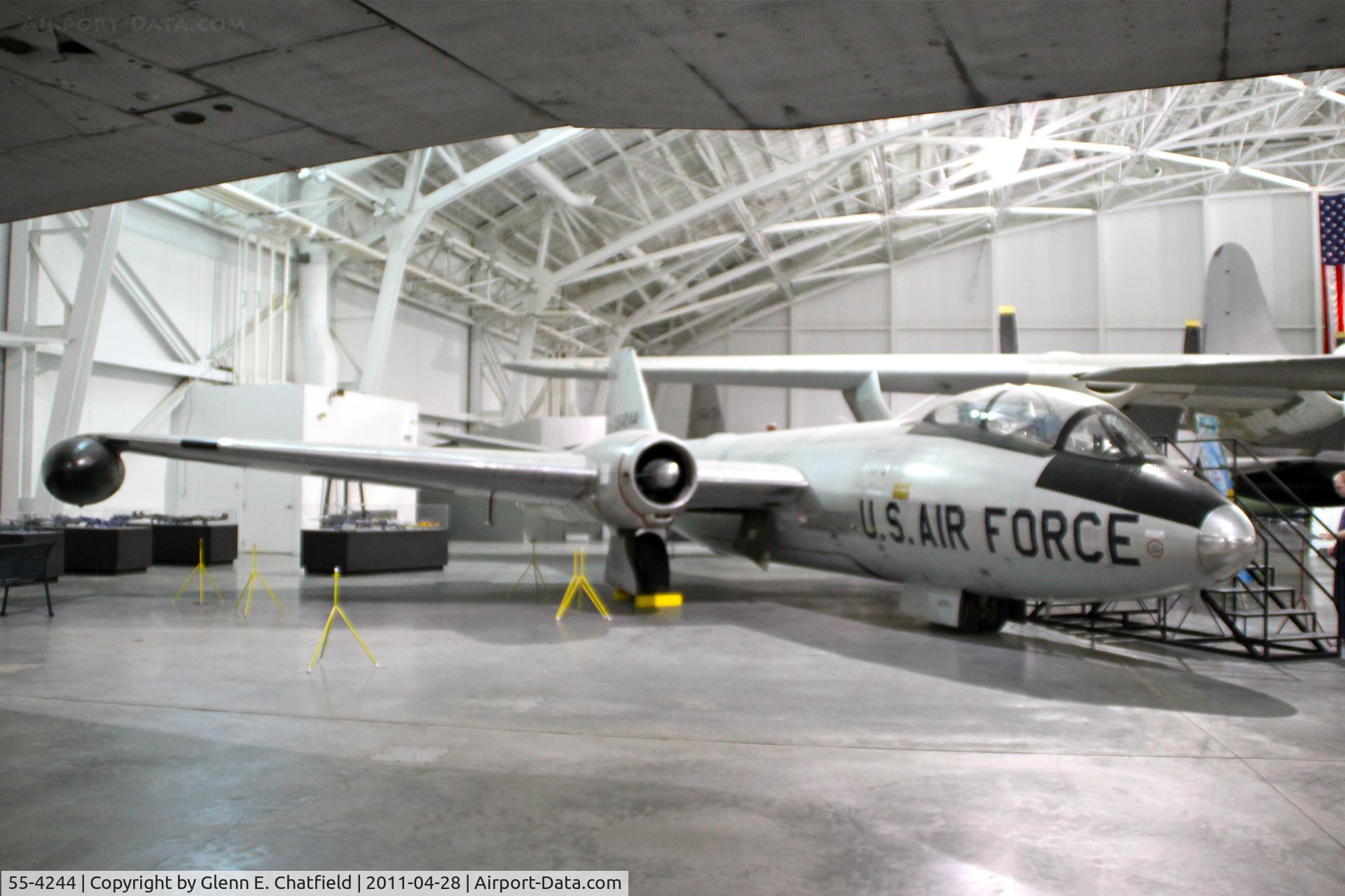 55-4244, 1955 Martin EB-57E Canberra C/N 346, At the Strategic Air & Space Museum, Ashland, NE
