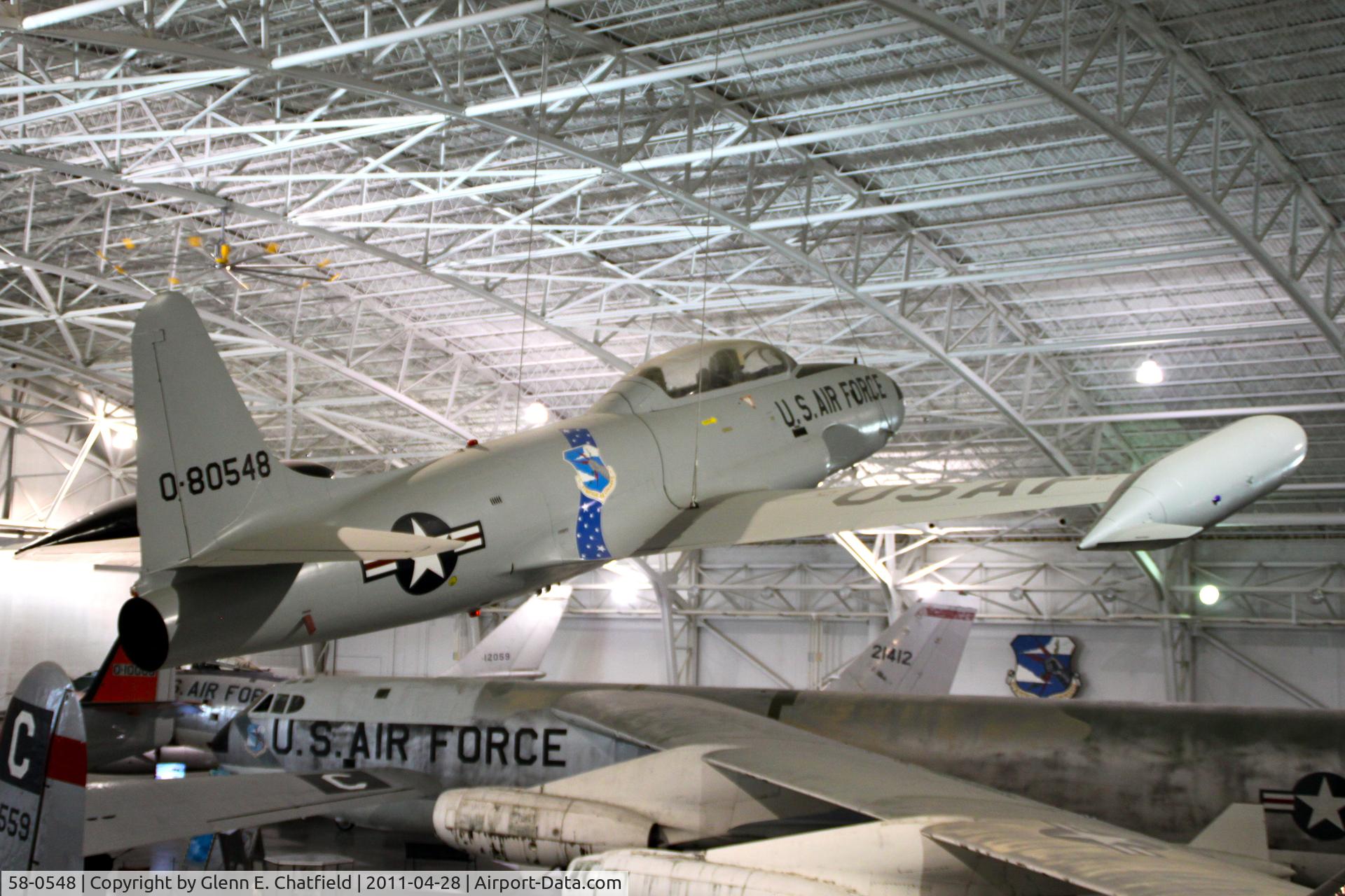 58-0548, 1958 Lockheed T-33A-5-LO Shooting Star C/N 580-1597, At the Strategic Air & Space Museum, Ashland, NE