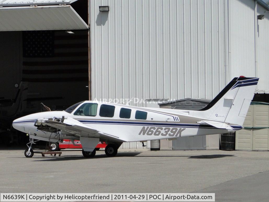 N6639K, 1979 Beech 58 Baron C/N TH-1049, Parked at Howard Aviation waiting for engine work to be completed