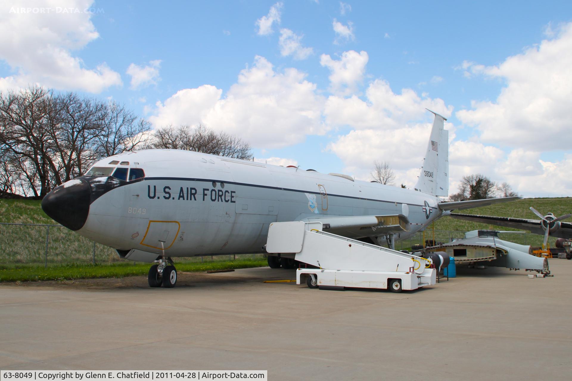 63-8049, 1963 Boeing EC-135C-BN Stratotanker C/N 18666, At the Strategic Air & Space Museum, Ashland, NE.  In the storage yard behind the museum