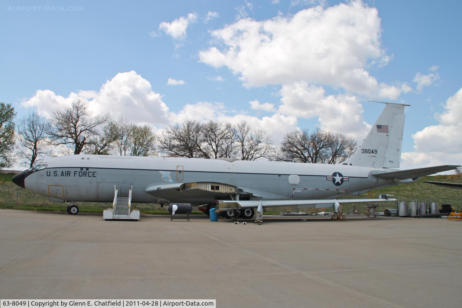 63-8049, 1963 Boeing EC-135C-BN Stratotanker C/N 18666, At the Strategic Air & Space Museum, Ashland, NE.  In the storage yard behind the museum