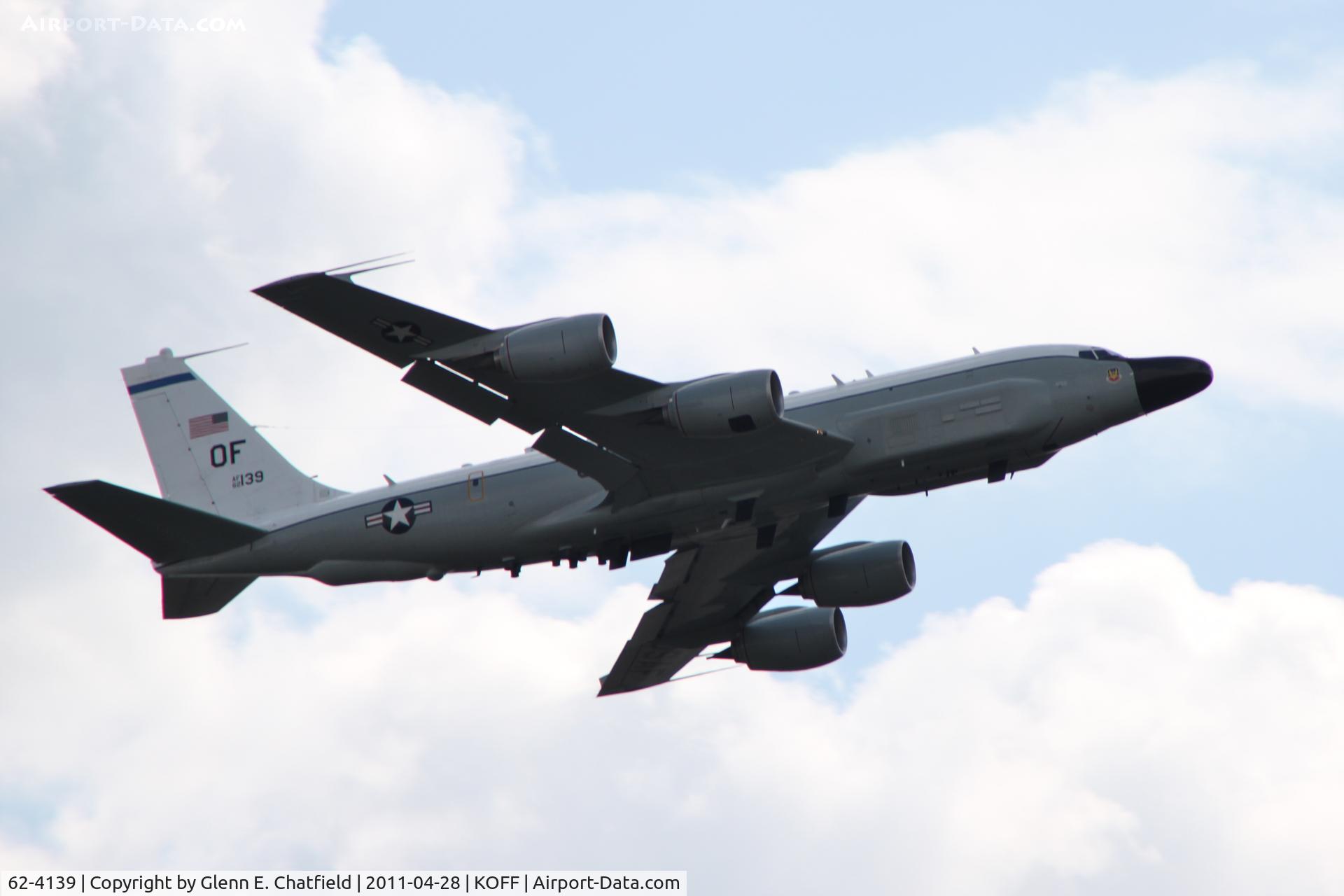 62-4139, 1962 Boeing RC-135W Rivet Joint C/N 18479, Doing touch-and-goes and low approaches