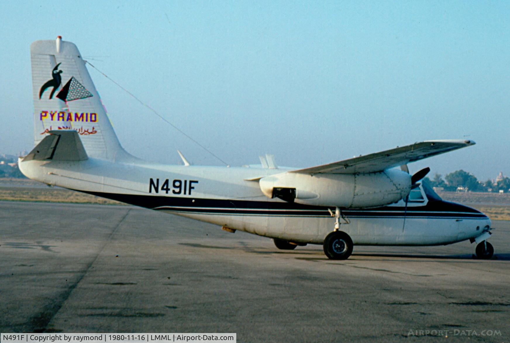 N491F, Aero Commander 520 C/N 398, Aero Commander N491F Pyramid Airlines