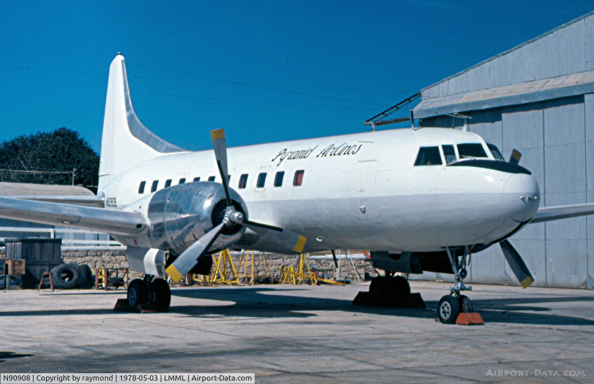 N90908, 1959 Convair 440 Metropolitan C/N 490, Convair440 N90908 Pyramid Airlines