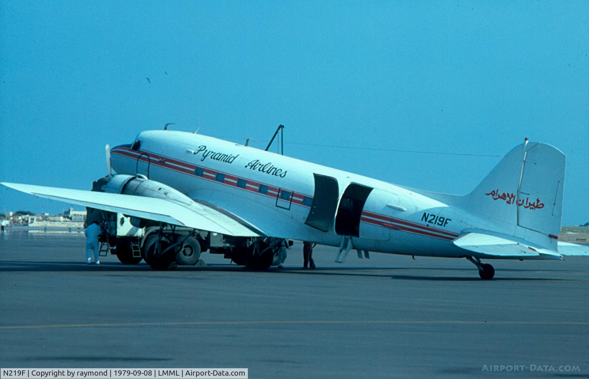 N219F, 1943 Douglas C-47A C/N 9894, DC3 N219F Pyramid Airlines