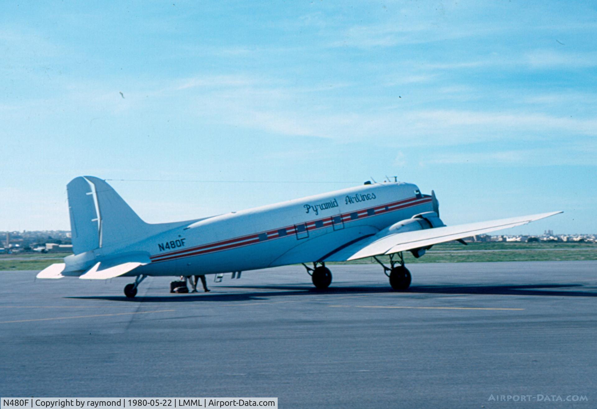 N480F, Douglas C-47A C/N 9719, DC3 N480F Pyramid Airlines
