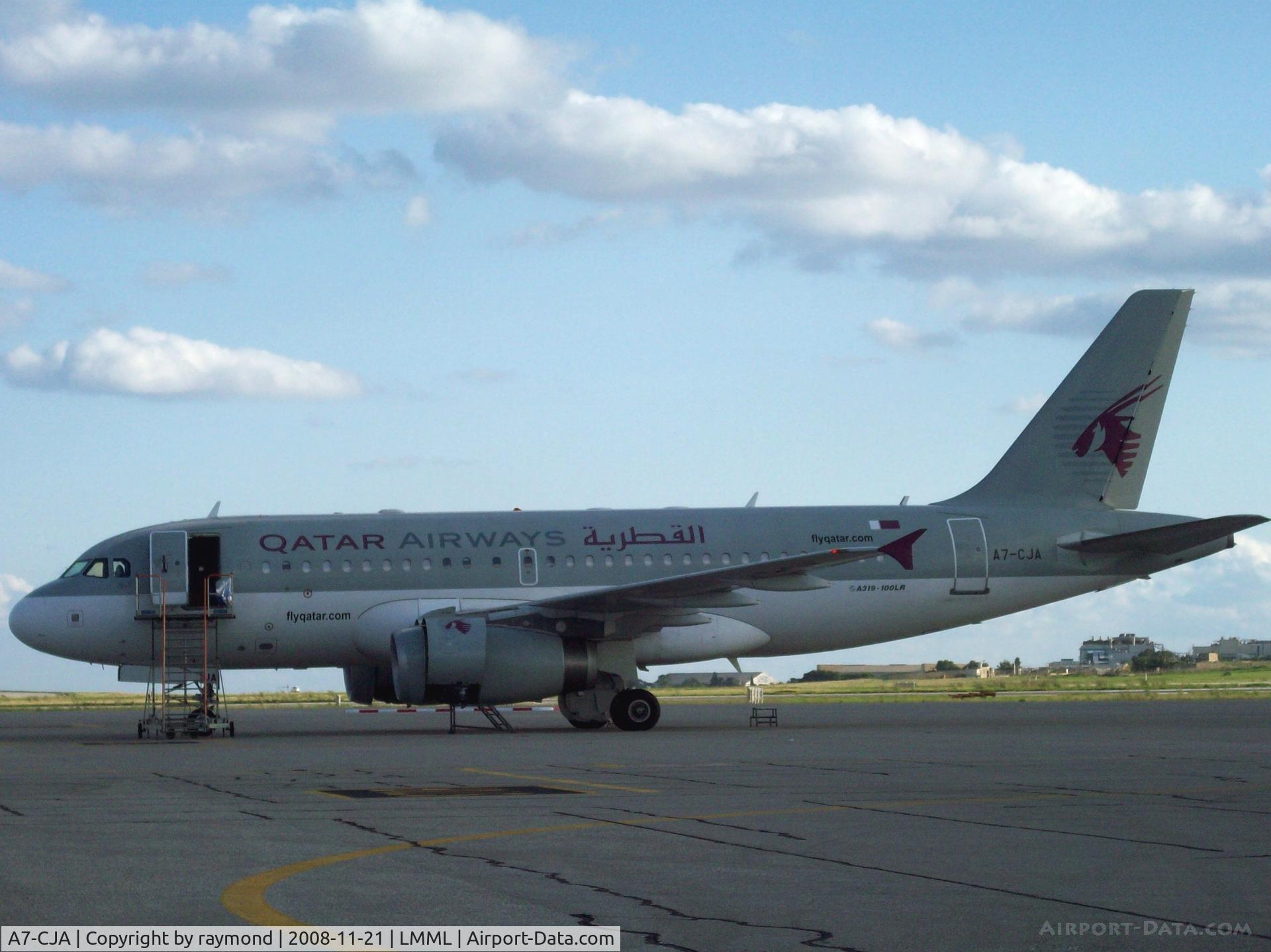 A7-CJA, Airbus A319-133LR C/N 1656, A319 A7-CJA Qatar Airways