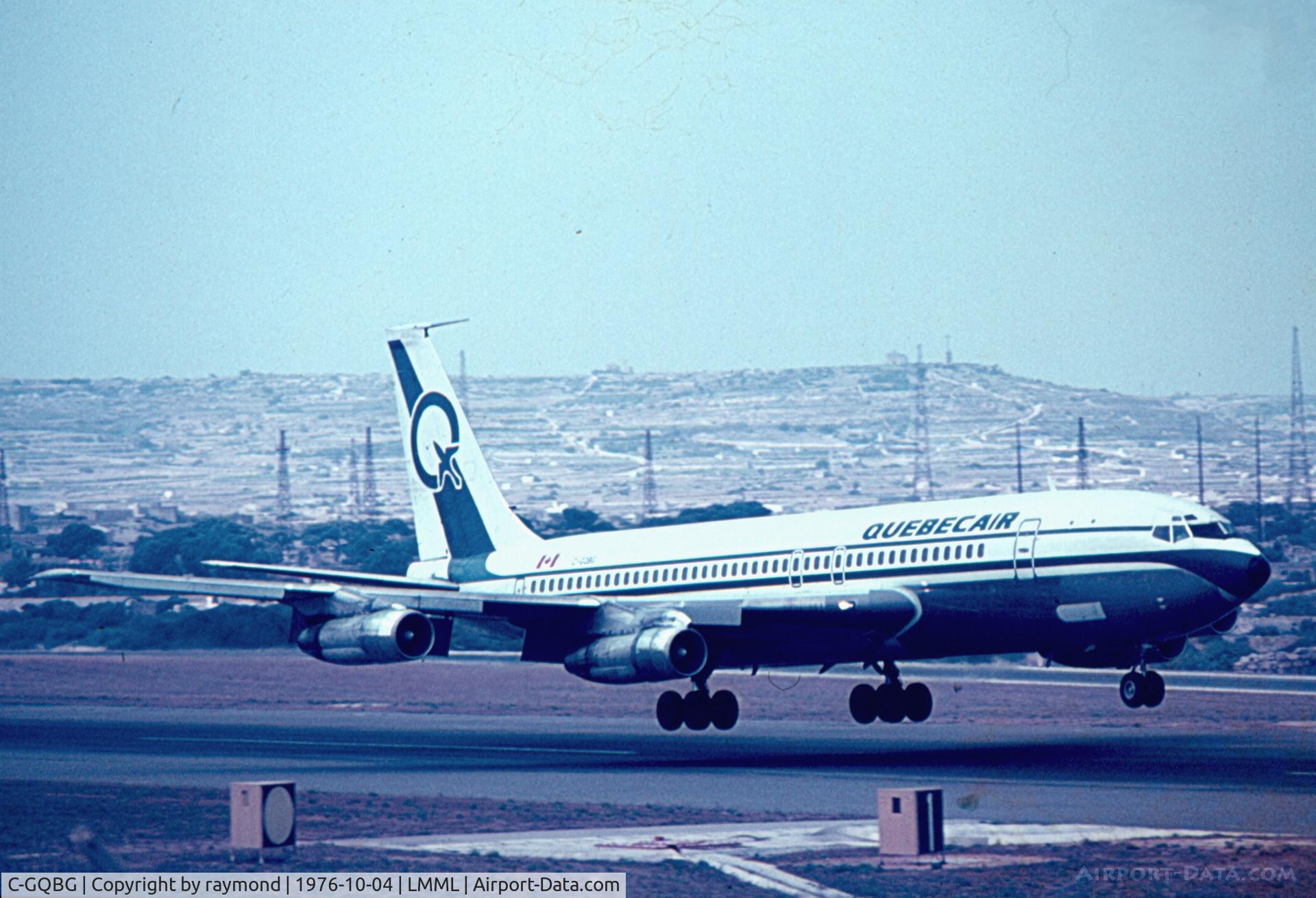 C-GQBG, 1959 Boeing 707-123B C/N 17647, B707 C-GQBG Quebecair