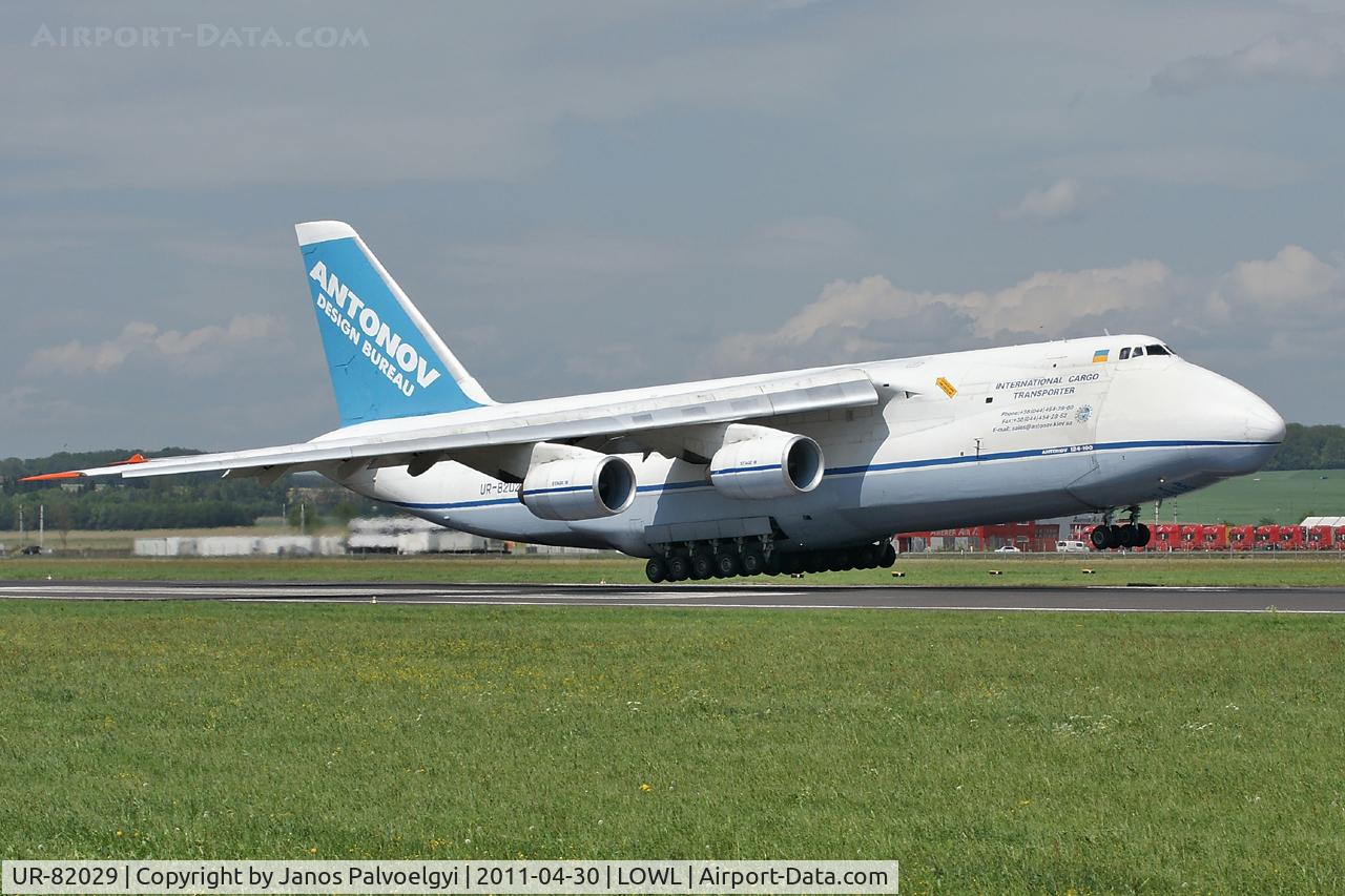 UR-82029, 1991 Antonov An-124-100 Ruslan C/N 19530502630/0210, Antonov Desing Bureau Antonov An-124-100 landing in LOWL/LNZ
