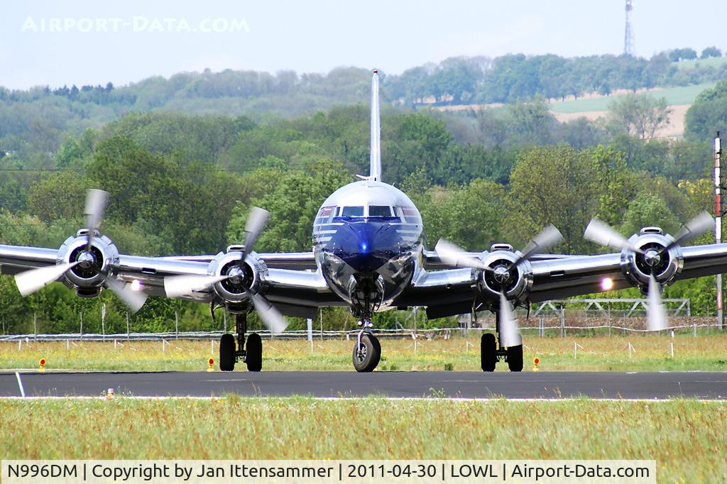 N996DM, 1958 Douglas DC-6B C/N 45563, N996DM @ LOWL