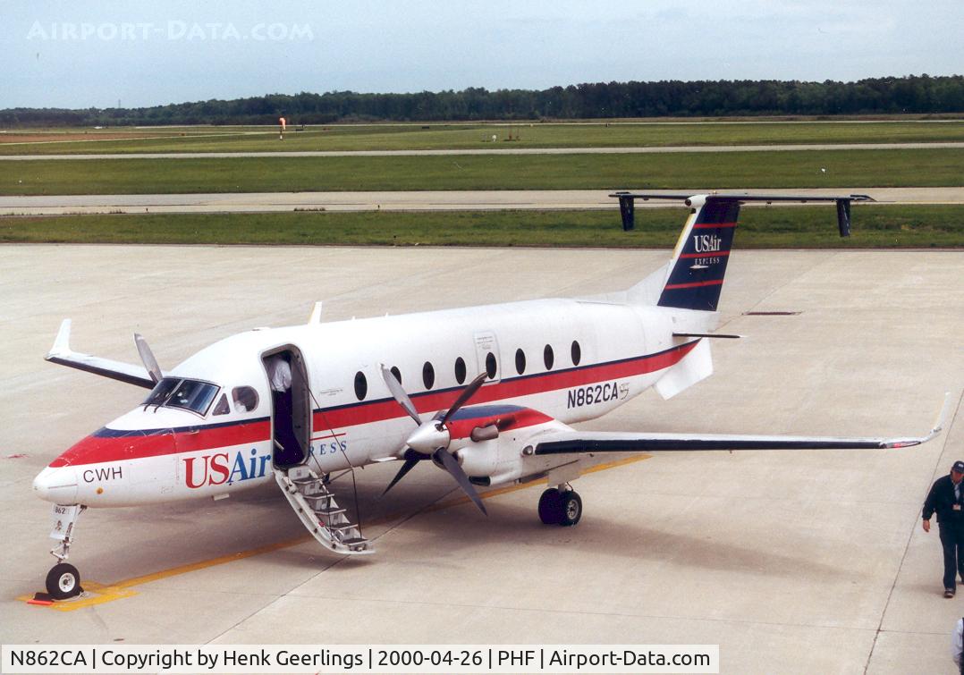 N862CA, 1995 Beech 1900D C/N UE-180, USAir Express
