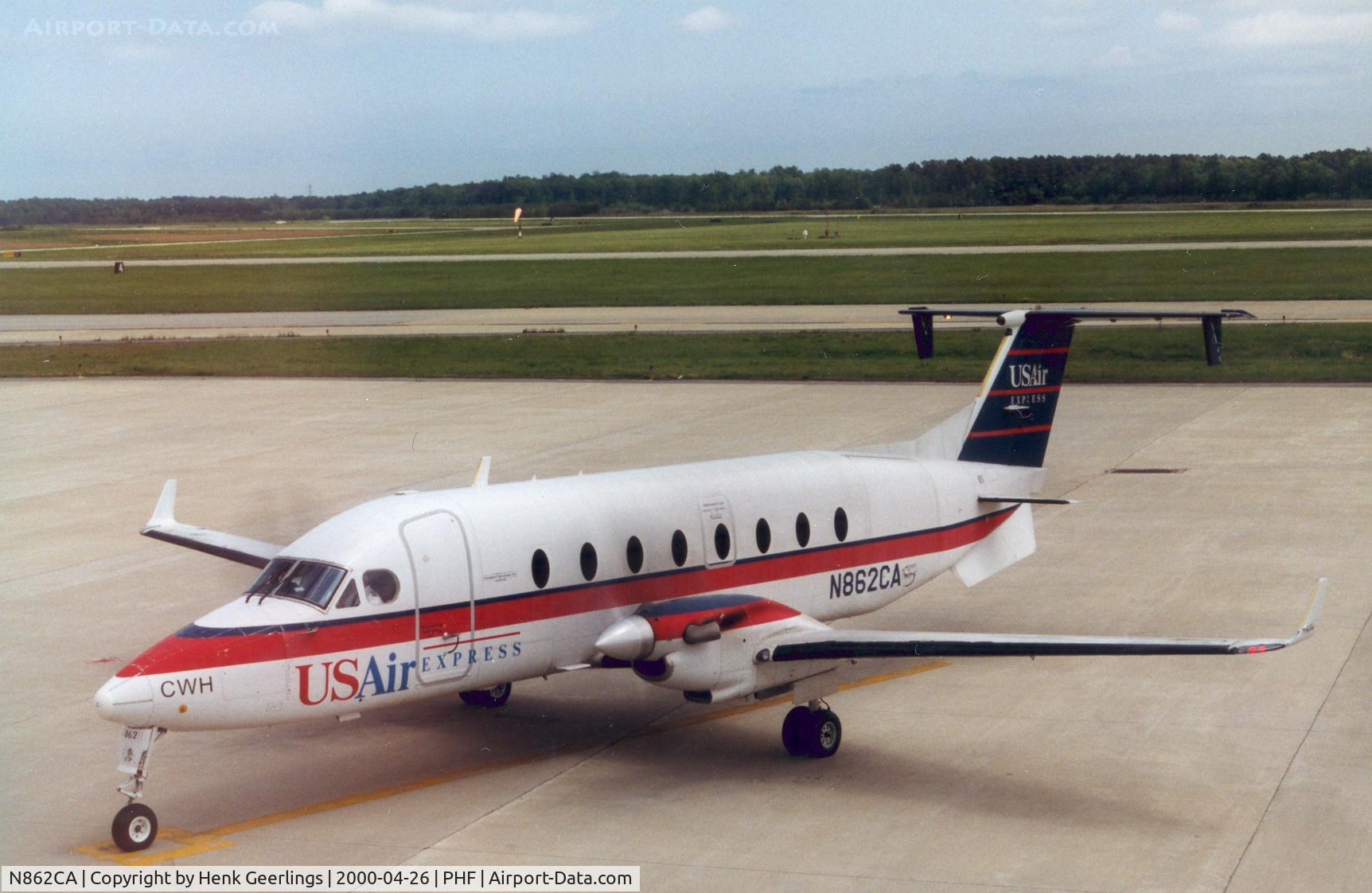 N862CA, 1995 Beech 1900D C/N UE-180, USAir Express