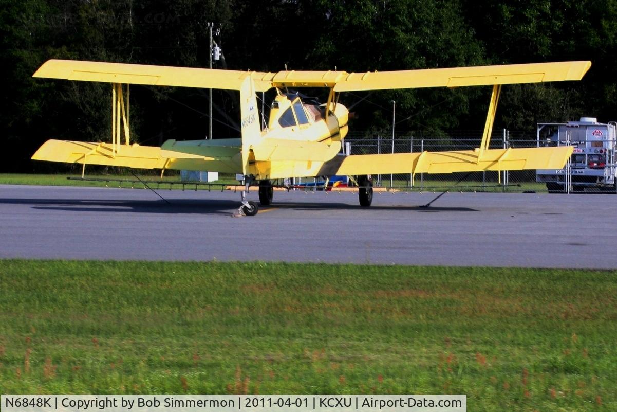 N6848K, 1978 Grumman-Schweizer G-164B C/N 503B, On the ramp at Camilla, GA
