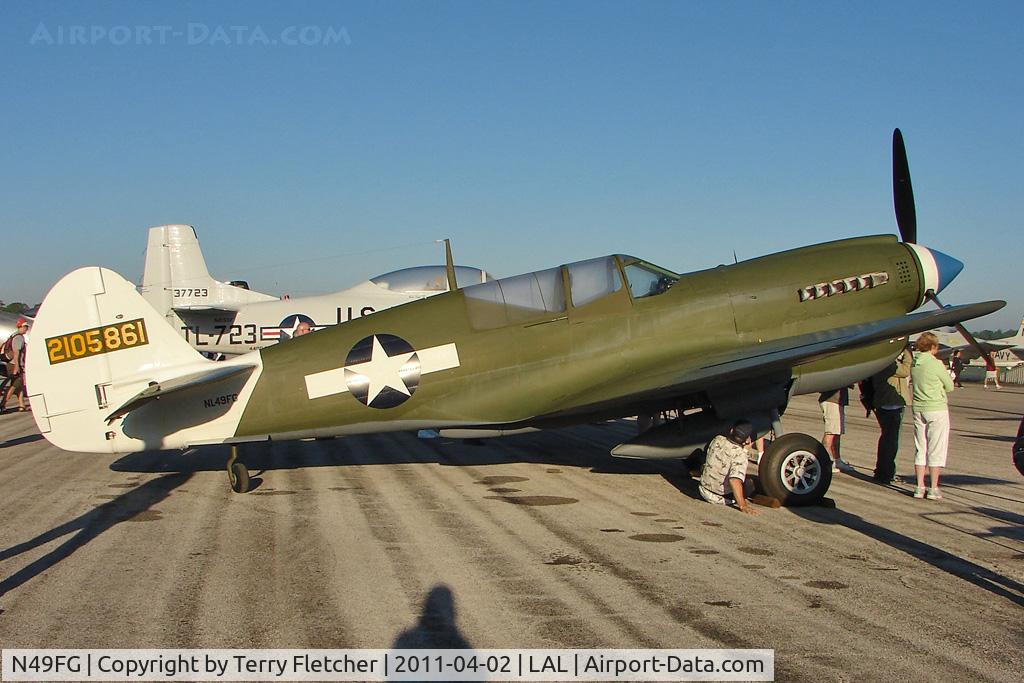 N49FG, 1943 Curtiss P-40N Warhawk C/N 29623, 2011 Sun n Fun at Lakeland , Florida