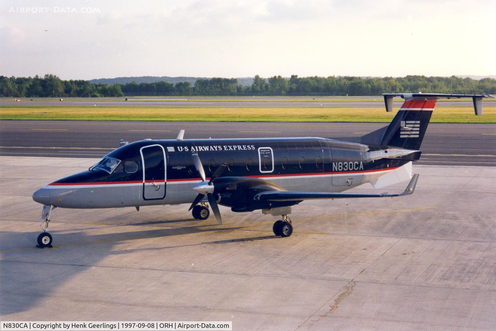 N830CA, 1992 Beech 1900D C/N UE-19, U.S Airways Express