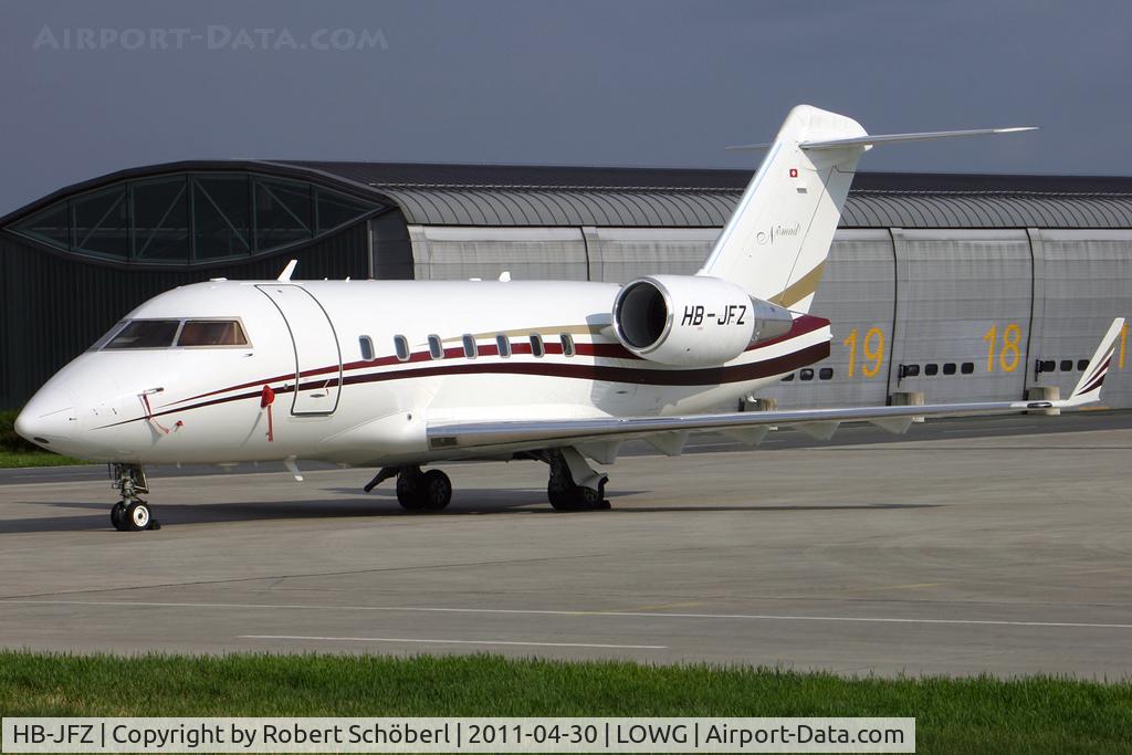 HB-JFZ, 2001 Canadair Challenger 604 (CL-600-2B16) C/N 5510, HB-JFZ