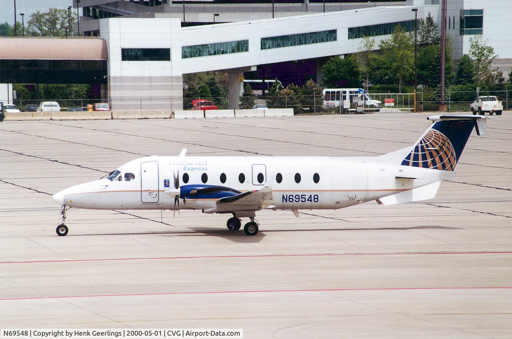N69548, 1995 Beech 1900D C/N UE-193, Continental Express