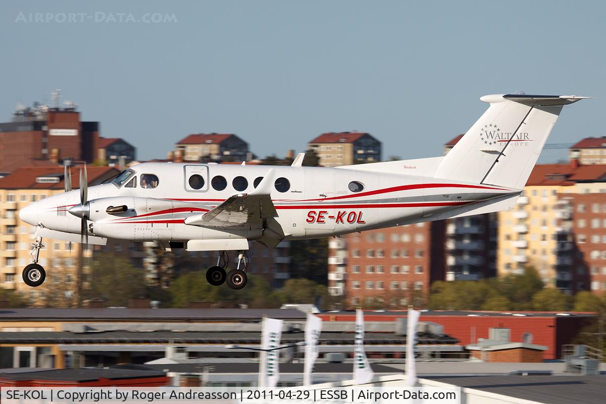 SE-KOL, 1989 Beechcraft King Air 300LW C/N FA-189, Waltair