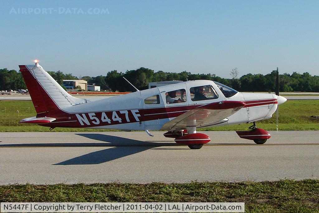N5447F, 1976 Piper PA-28-151 C/N 28-7715140, 2011 Sun n Fun at Lakeland , Florida