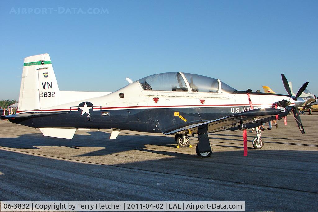 06-3832, 2006 Raytheon T-6A Texan II C/N PT-387, 2011 Sun n Fun at Lakeland , Florida