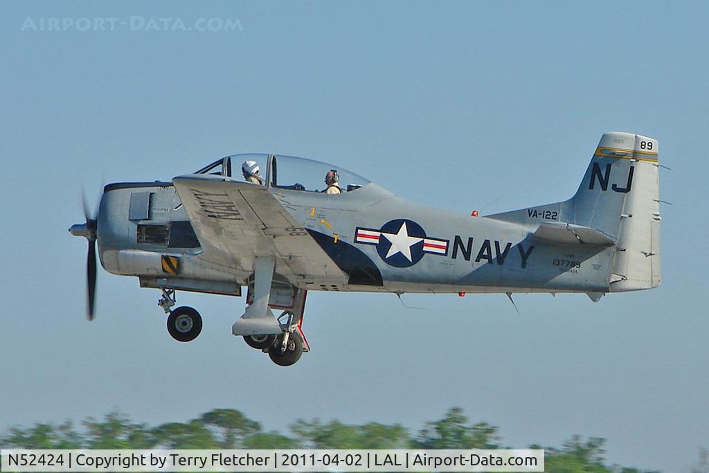 N52424, 1954 North American T-28B Trojan C/N 200-152 (137789), 2011 Sun n Fun at Lakeland , Florida