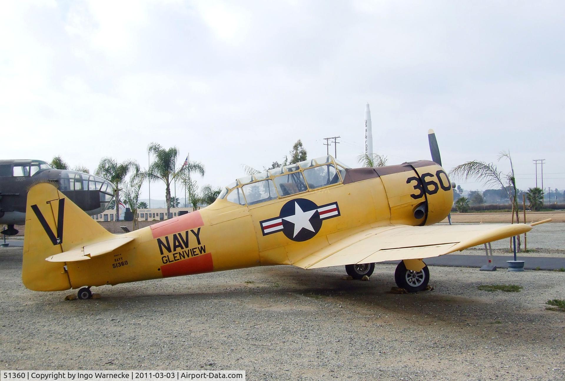 51360, 1943 North American SNJ-4 Texan C/N 88-13627, North American SNJ-4 Texan at the March Field Air Museum, Riverside CA
