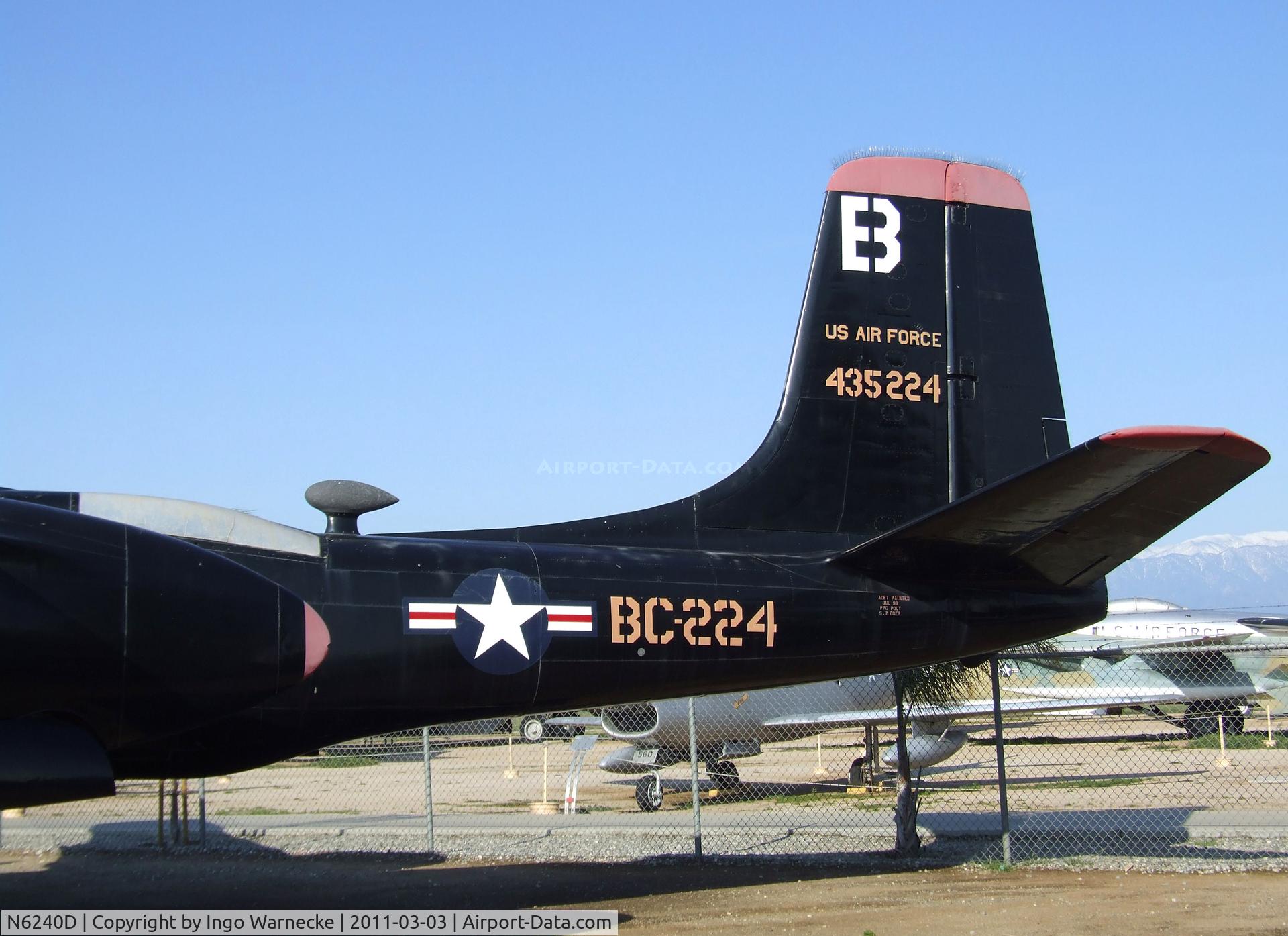 N6240D, 1944 Douglas A-26C Invader C/N 28503, Douglas A-26C Invader at the March Field Air Museum, Riverside CA