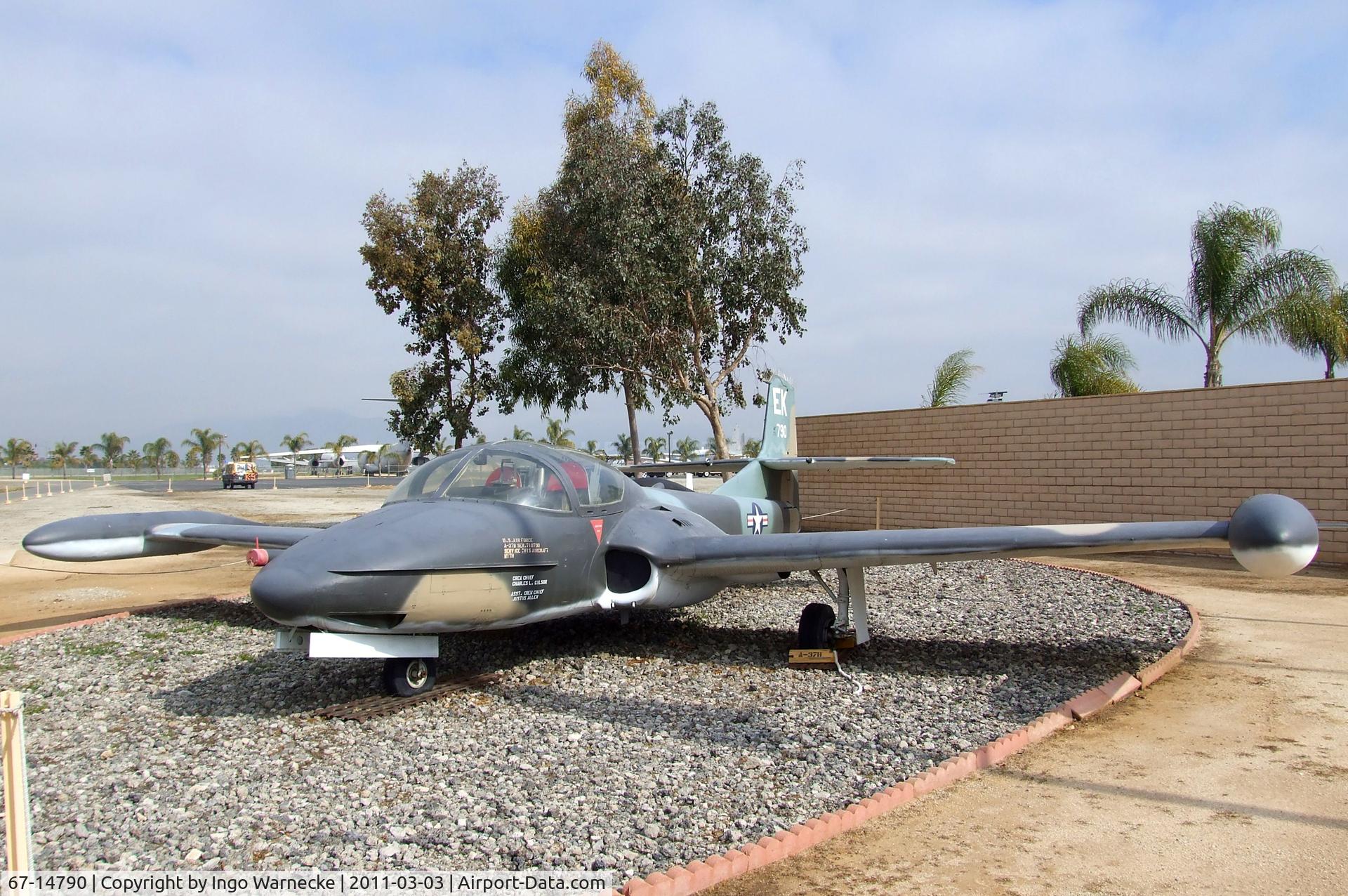 67-14790, 1967 Cessna A-37B Dragonfly C/N 43015, Cessna A-37B Dragonfly at the March Field Air Museum, Riverside CA