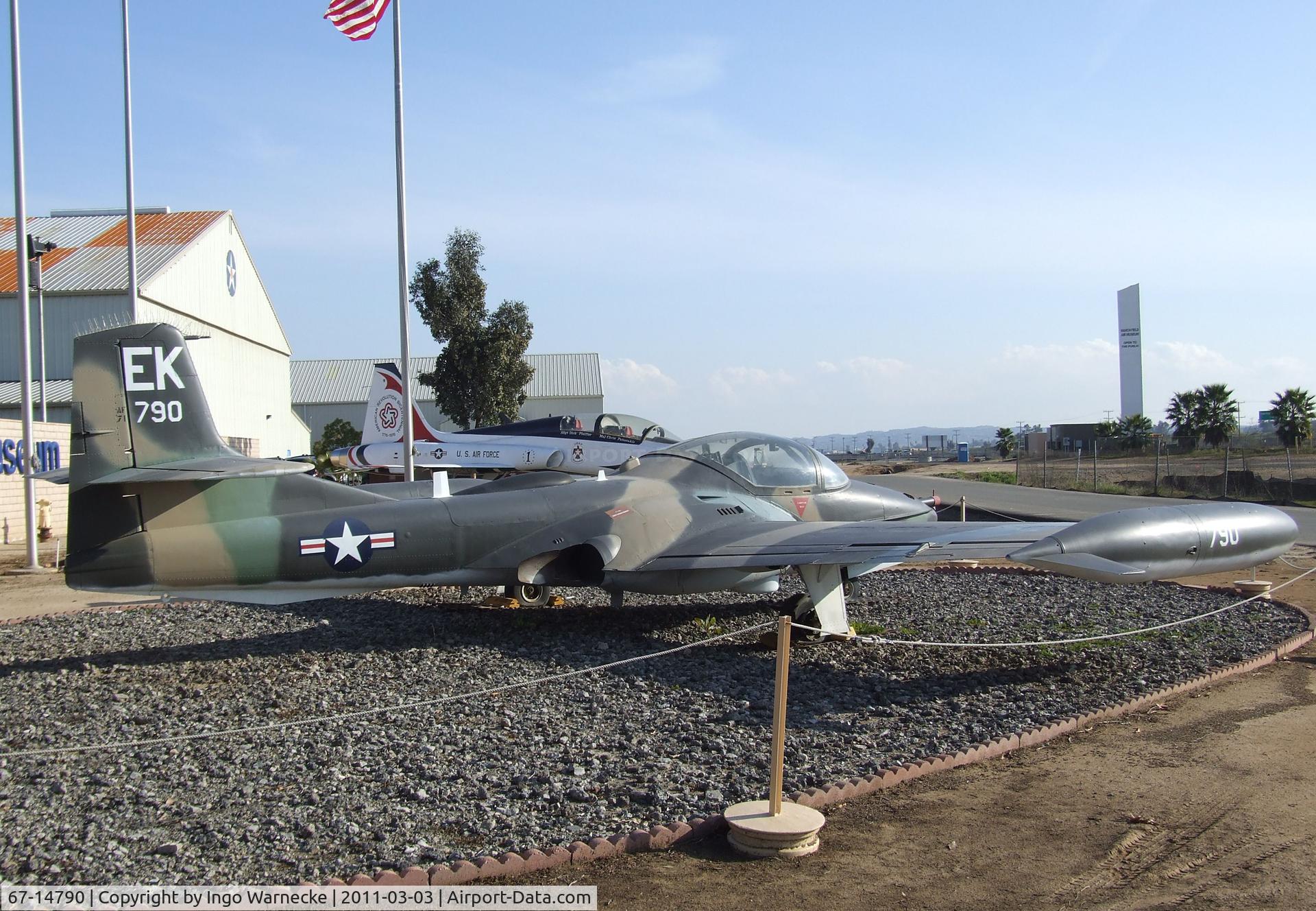 67-14790, 1967 Cessna A-37B Dragonfly C/N 43015, Cessna A-37B Dragonfly at the March Field Air Museum, Riverside CA