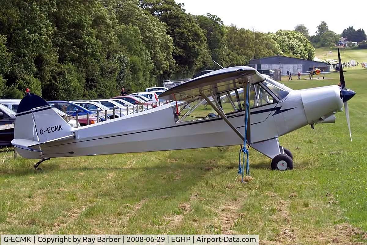 G-ECMK, 1982 Piper PA-18-150 Super Cub C/N 18-8209022, Piper PA-18-150 Super Cub [18-8209022] Popham~G 29/06/2008