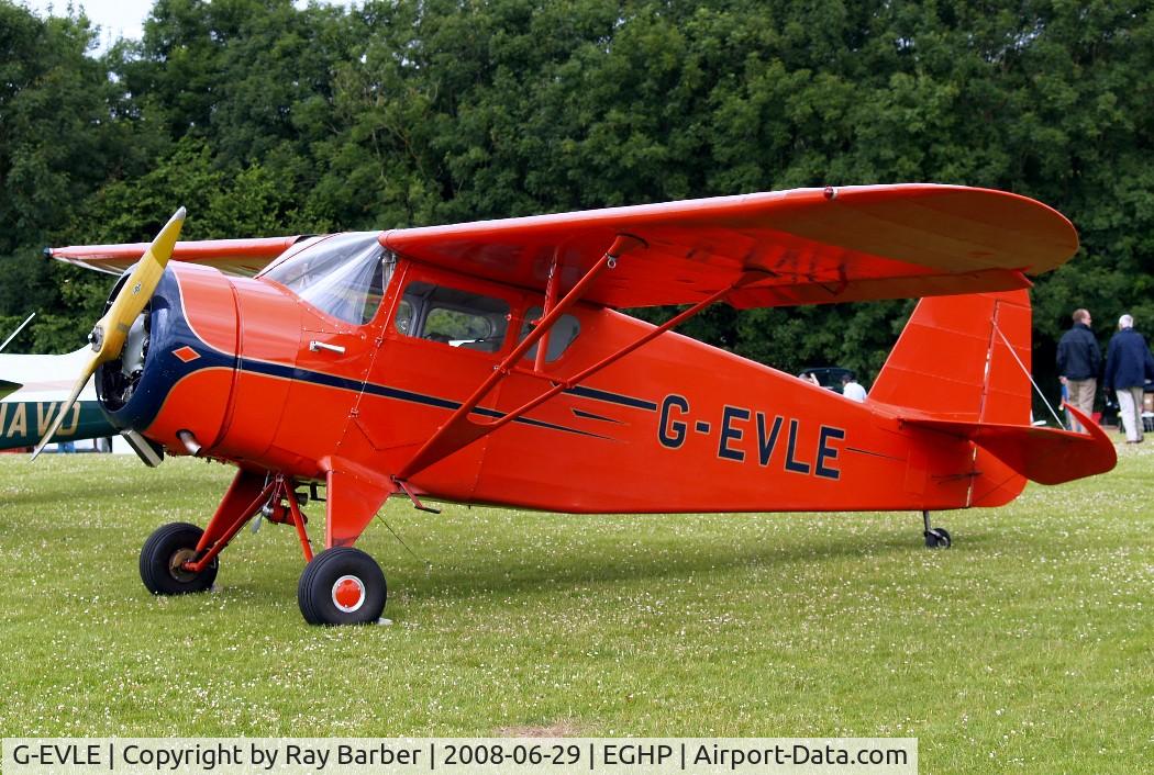 G-EVLE, 1939 Rearwin 8125 Cloudster C/N 803, Rearwin 8125 Cloudster [803] Popham~G 29/06/2008