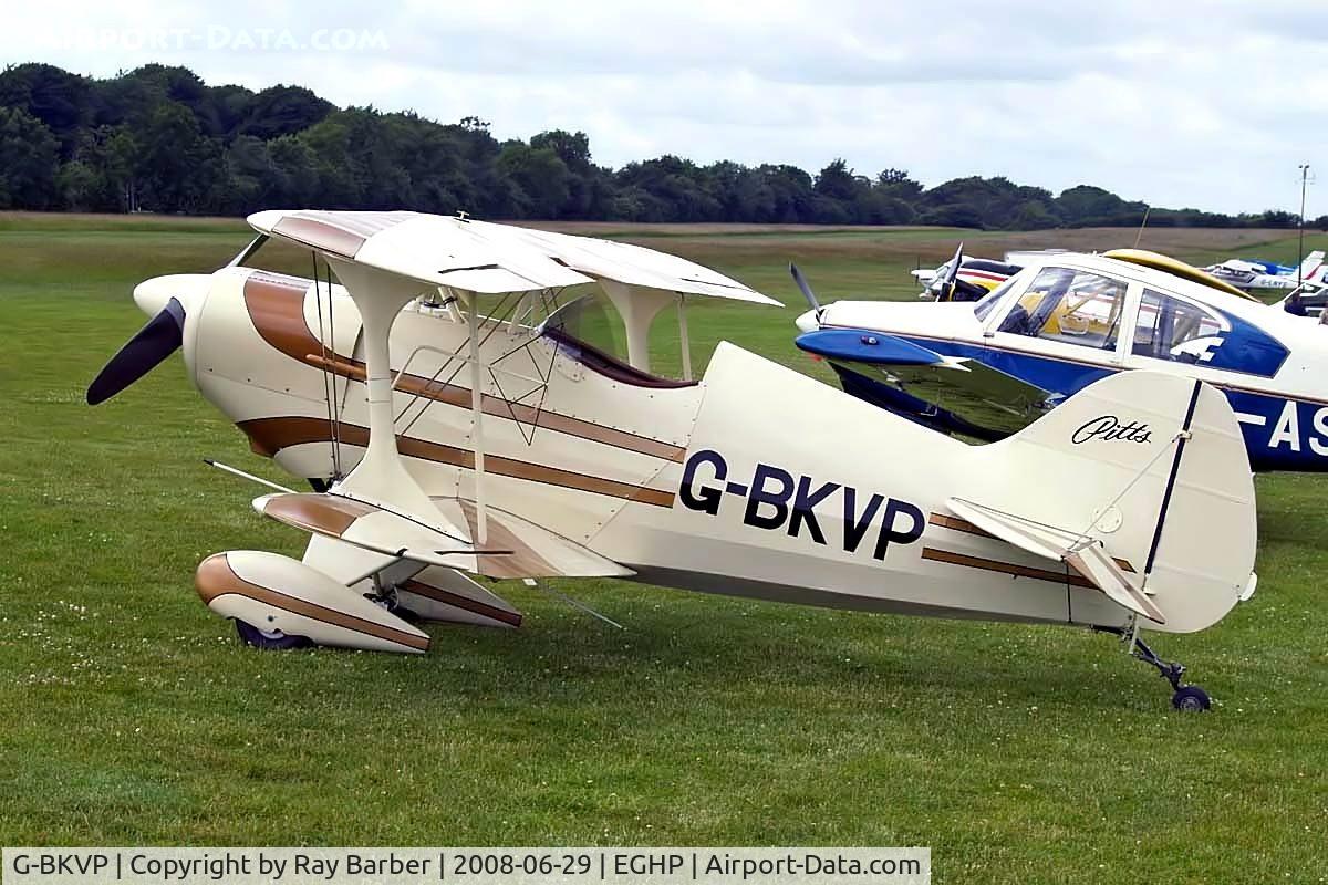 G-BKVP, 1996 Pitts S-1D Special C/N PFA 009-10800, Pitts S-1D Special [PFA 009-10800] Popham~G 29/06/2008