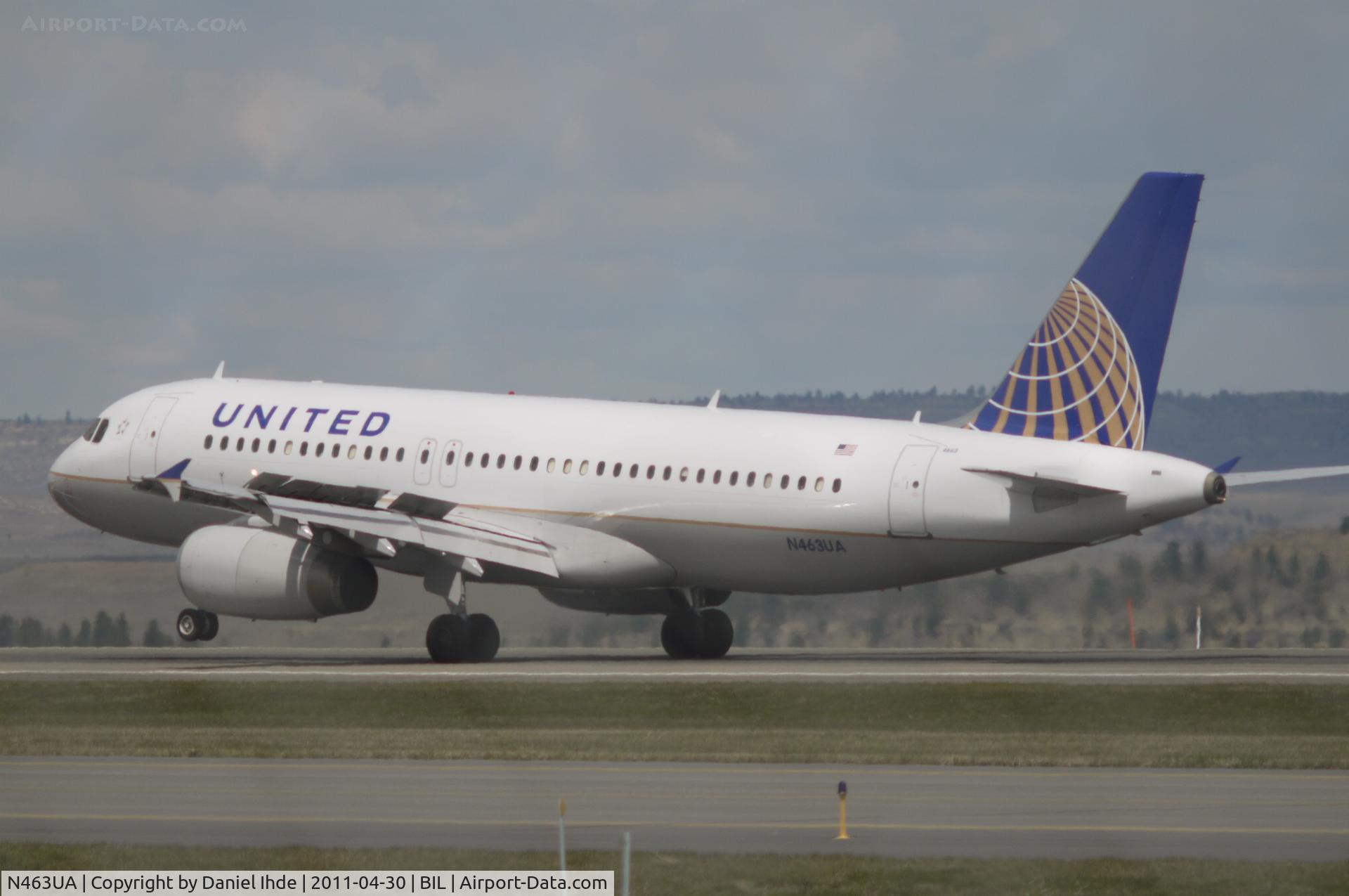 N463UA, 2000 Airbus A320-232 C/N 1282, United Airbus A320 @ BIL
