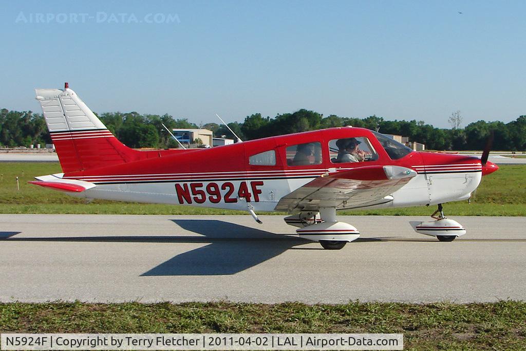 N5924F, 1976 Piper PA-28-151 C/N 28-7715159, 2011 Sun n Fun at Lakeland Florida