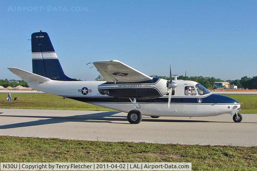 N30U, 1955 Aero Commander 560-A C/N 247, 2011 Sun n Fun at Lakeland Florida
United States Air Force 55-4638 markings