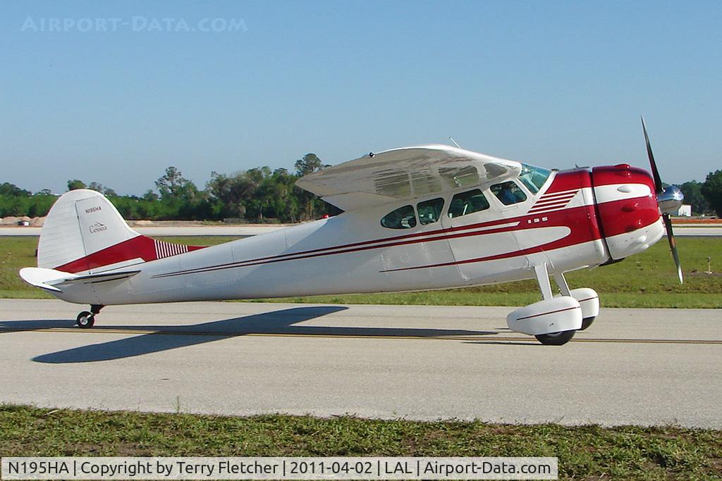 N195HA, 1965 Cessna 195 C/N 7438, 2011 Sun n Fun at Lakeland , Florida