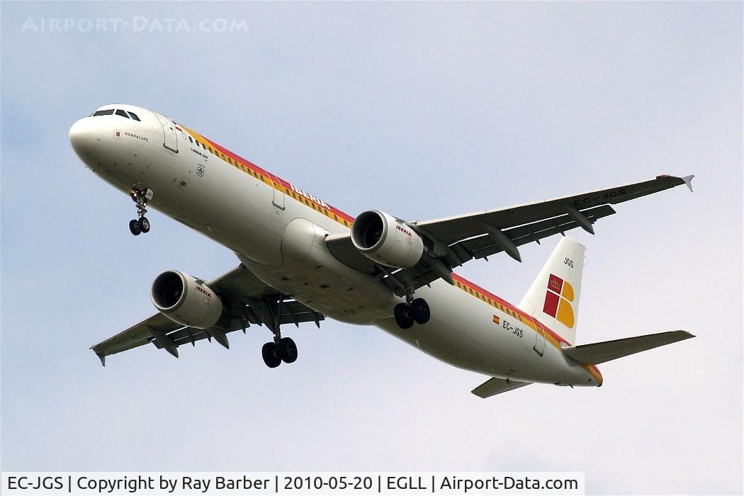 EC-JGS, 2005 Airbus A321-211 C/N 2472, Airbus A321-211 [2472] (Iberia) Home~G 20/05/2010