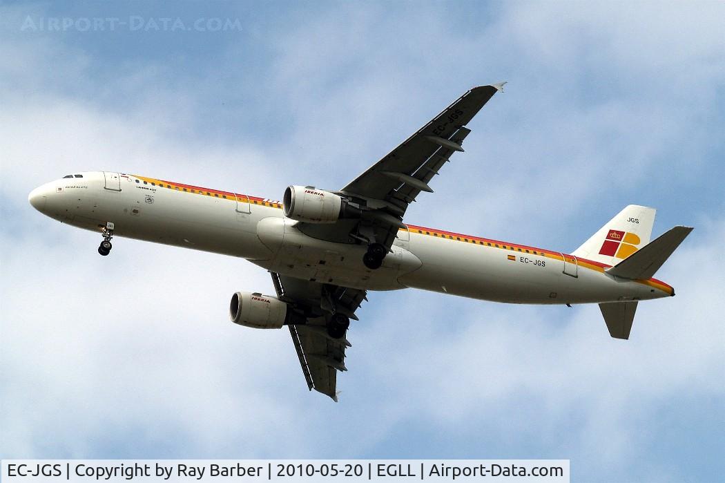 EC-JGS, 2005 Airbus A321-211 C/N 2472, Airbus A321-211 [2472] (Iberia) Home~G 20/05/2010