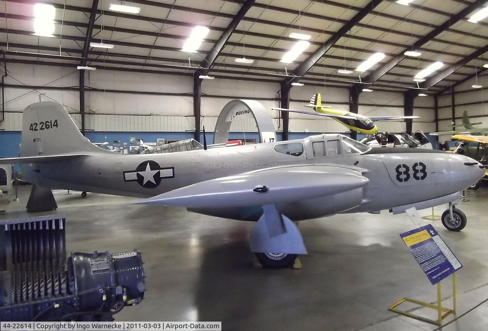 44-22614, 1944 Bell P-59A Airacomet C/N 27-22, Bell P-59A Airacomet at the March Field Air Museum, Riverside CA