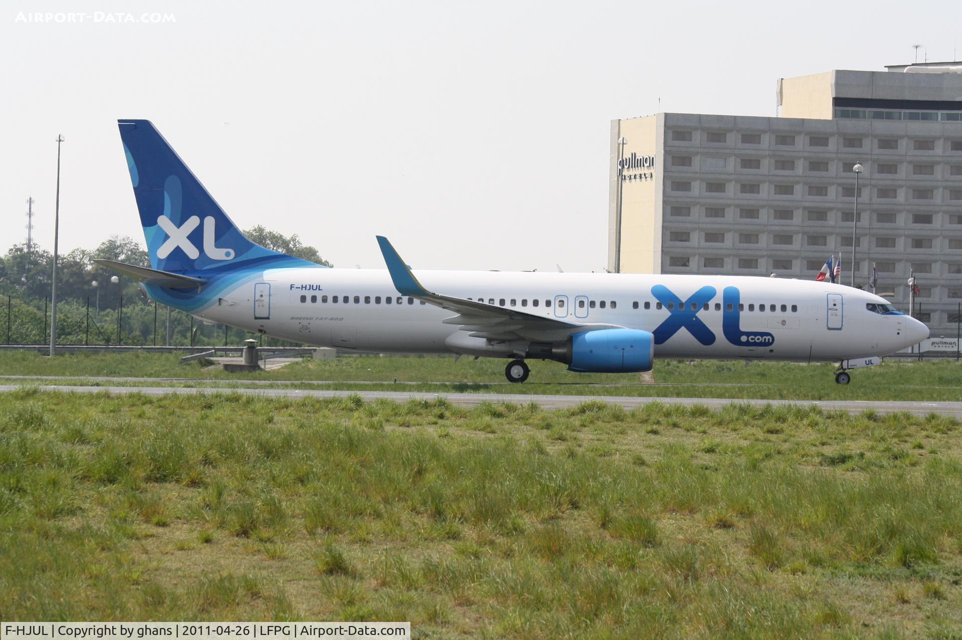 F-HJUL, 2011 Boeing 737-8Q8 C/N 38819, Xl france