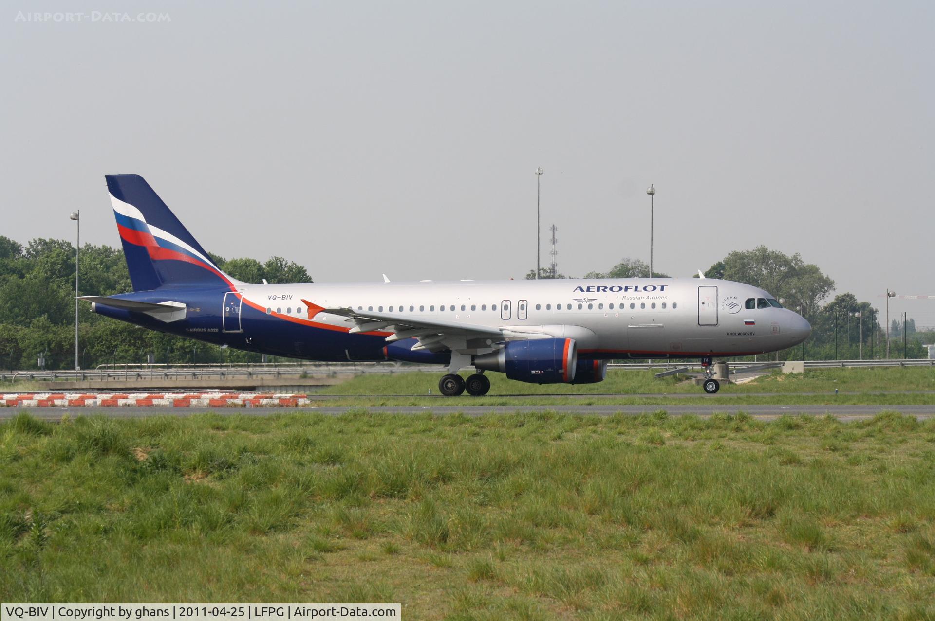 VQ-BIV, 2011 Airbus A320-214 C/N 4649, Aeroflot