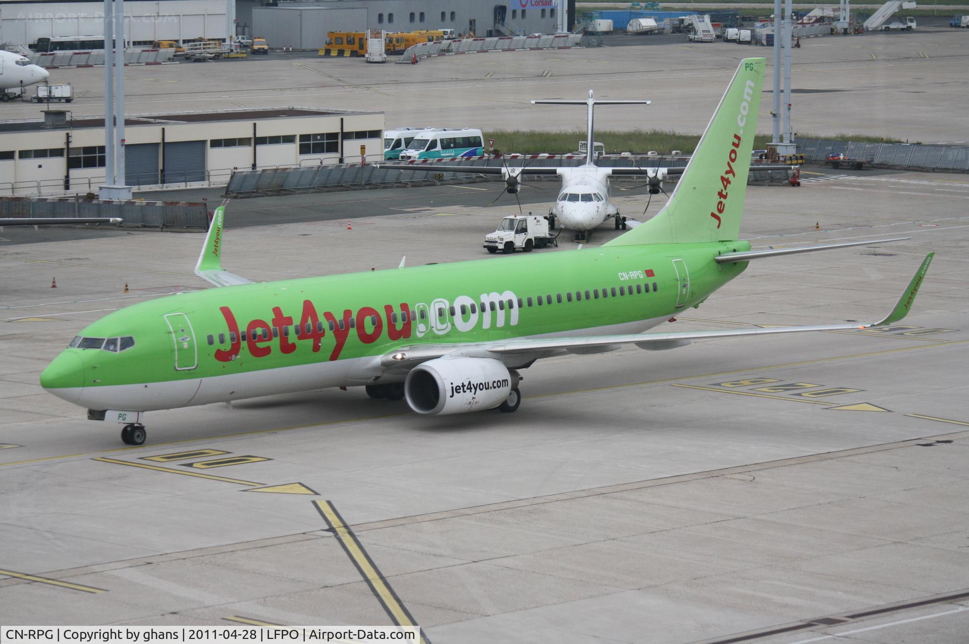 CN-RPG, 2007 Boeing 737-8K5 C/N 34692, Jet4you