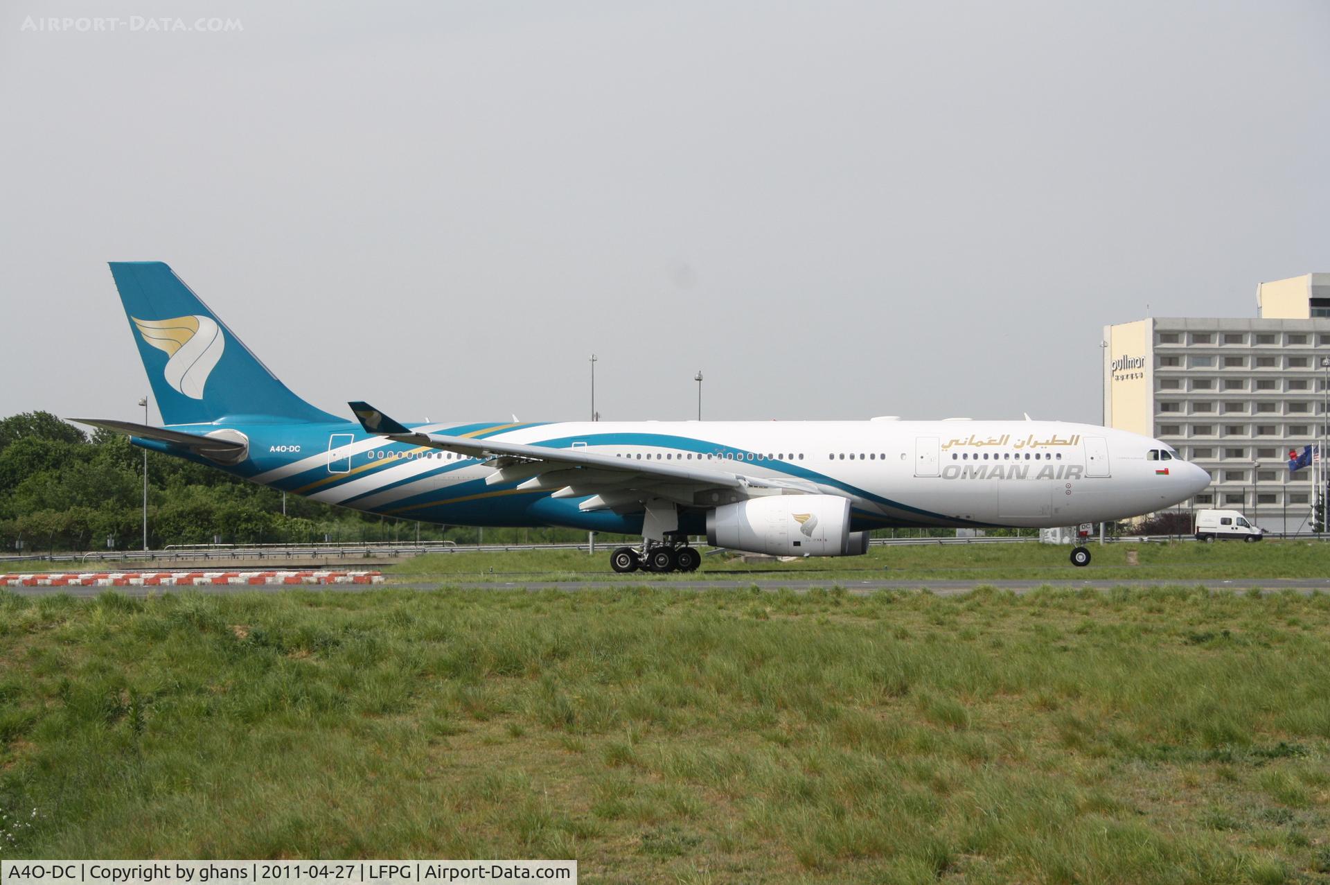 A4O-DC, 2009 Airbus A330-243 C/N 1049, Oman Air