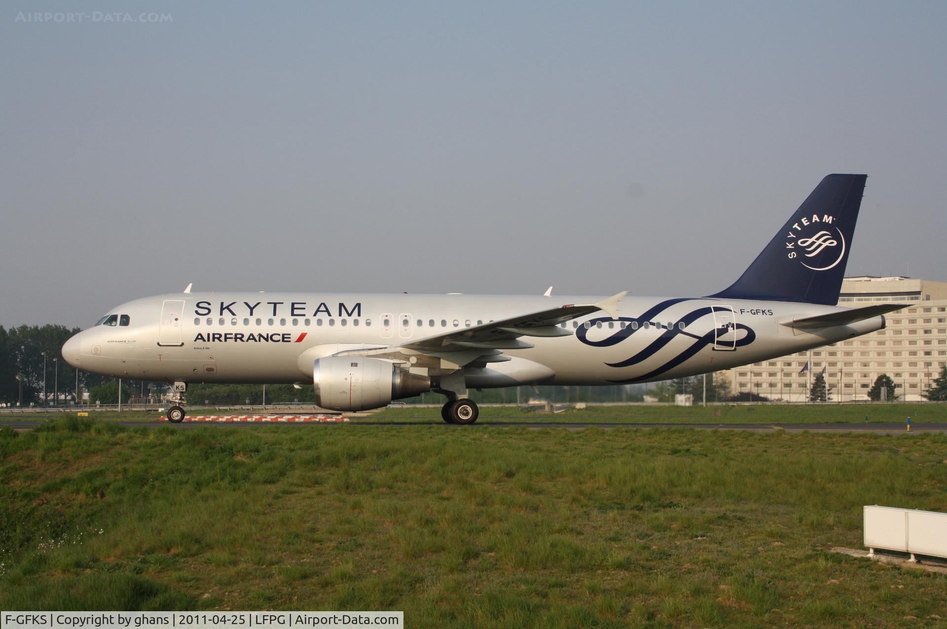 F-GFKS, 1991 Airbus A320-211 C/N 0187, Skyteam colors
