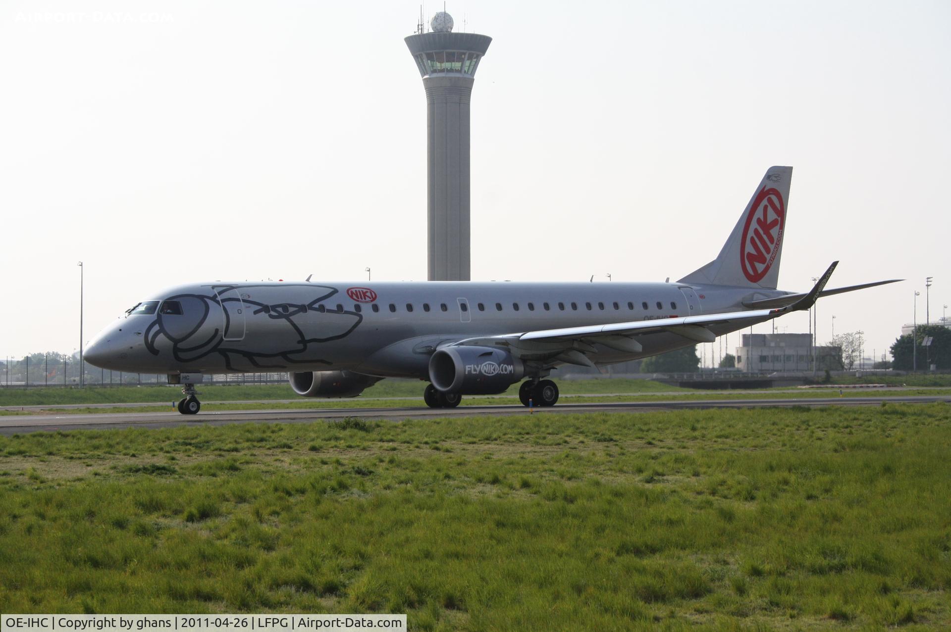 OE-IHC, 2010 Embraer 190LR (ERJ-190-100LR) C/N 19000349, Fly Niki